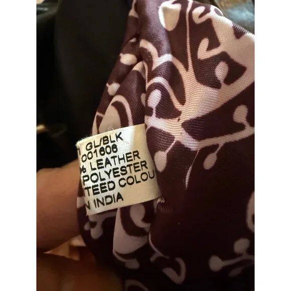 Xude London Black Soft Genuine Leather Shoulder Bag With Bow Leather - Picture 8 of 13